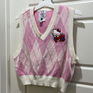 Hello Kitty Argyle Sweater Vest
